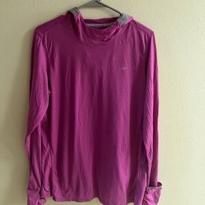 Nike Pink Long Sleeve Hoodie